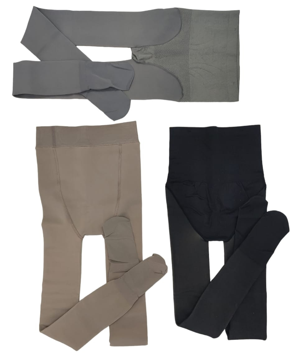 Vista 7 de Medias Termicas Translucidas 125 Gramos - Medias: Gris